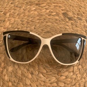 Stella McCartney black and white sunglasses